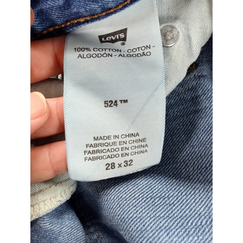 Levi's 524 Too Superlow Skinny Jeans 28x32 Medium Wash Denim - Picture 11 of 14
